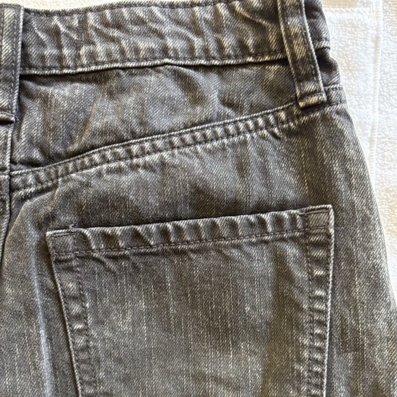 Hollister Ultra High Rise Mom Jeans 3 Long Waist 26 Length 29 Black Distressed - Picture 14 of 16